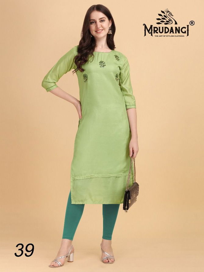 Mrudangi Noor 36 Fancy Ethnic Wear Designer Kurti Collection